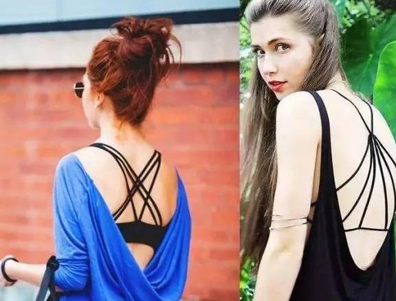 她们不是没穿内衣，而是会穿内衣！