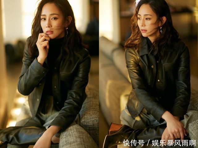 张钧甯穿短裙欲秀腿，却被身上的毛衣抢镜，网友：这叫敬业！