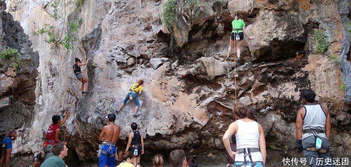 去甲米除了可以潜水,你还可以去攀岩!