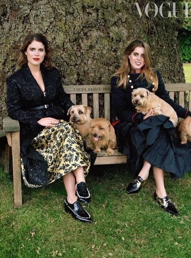 英女王孙女为《Vogue》拍摄大片，两公主颜值和衣品让人无力吐槽
