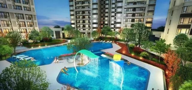  小区@被某小区“塑胶人工湖”惊到了？看看自带泳池的盘有哪些