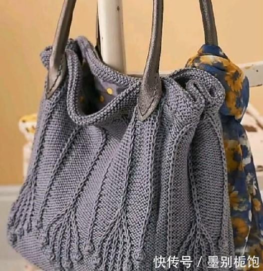 『手工』一点不比名牌包包差!多款手工编织的毛线包包,太时尚了