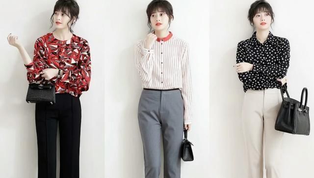  『气质』针织衫+丝巾,条纹衫+丝巾,春天最气质的穿搭套路!还时髦炸了!