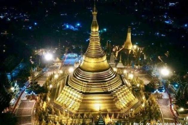 缅甸最“牛”金塔，耗费7000公斤黄金建造，可谓是真正的金碧辉煌