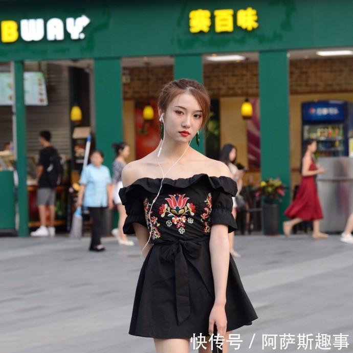 重庆街拍 难怪女生都渴望大长腿!