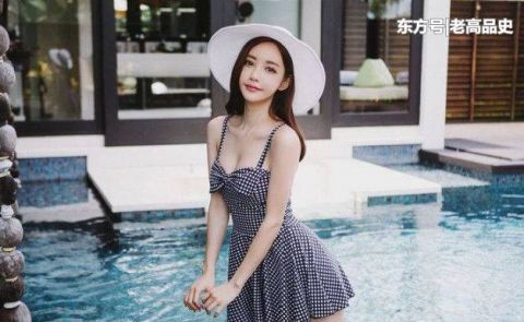  美女|精心搭配的泳衣美女，有着甜美的气息，优雅又迷人！