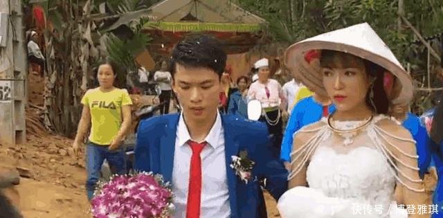 中国游客实拍越南农村新娘出嫁，你觉得长相好看吗
