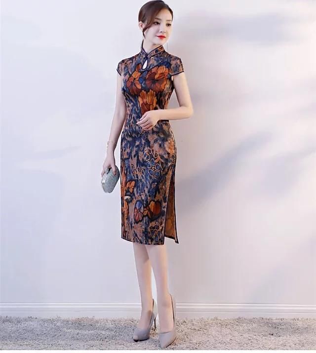 专为夏天定制，复古中式修身旗袍，惊艳中国美！