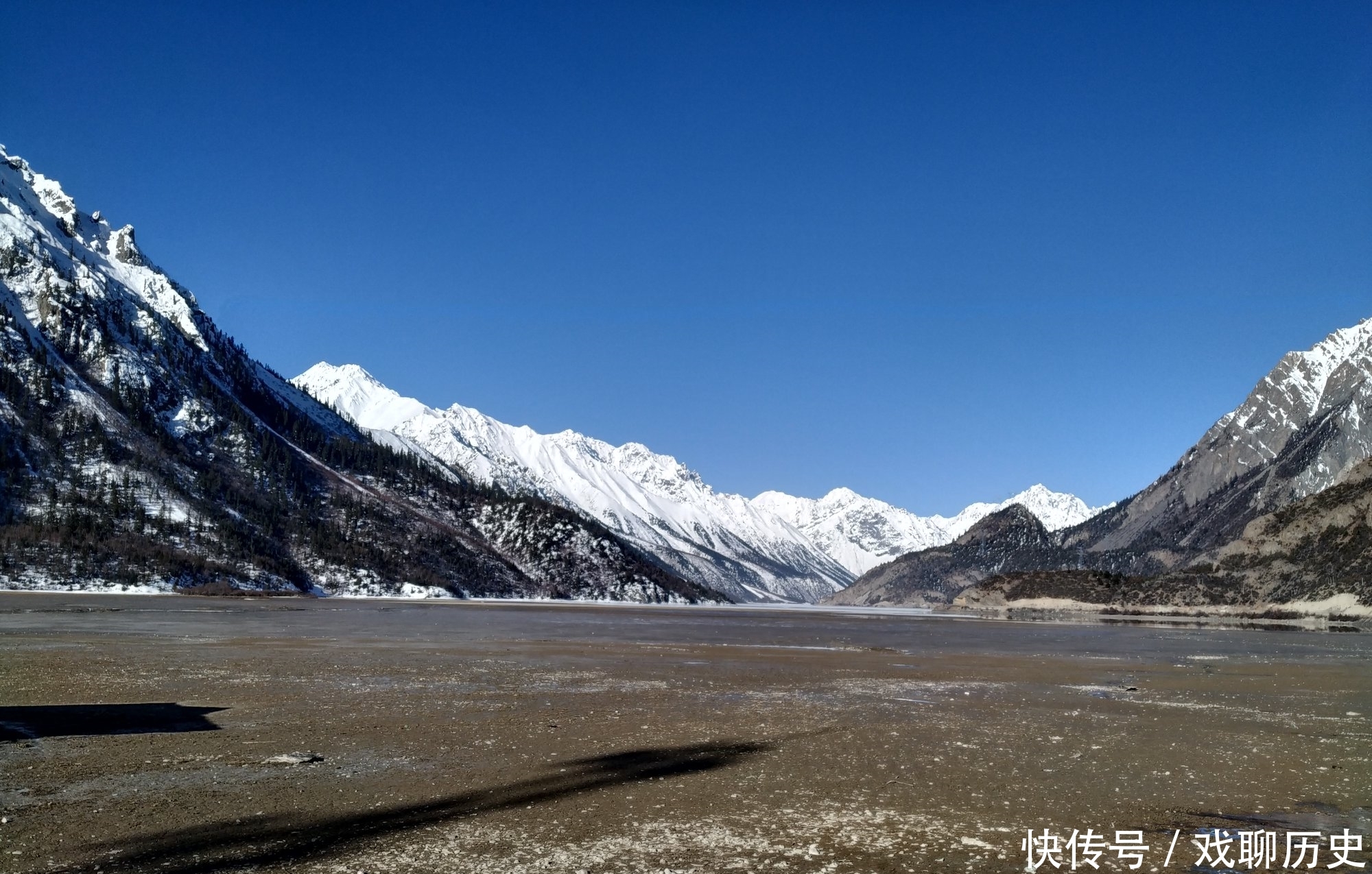 雅鲁藏布江的源头,西藏然乌湖