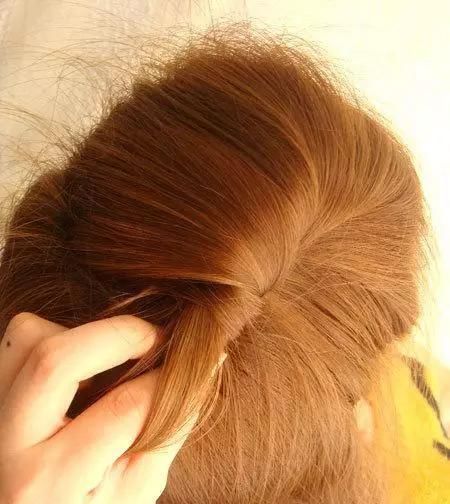  「女人」简单的中长发卷发编发教程,爱美的你不要错过,漂亮女人...