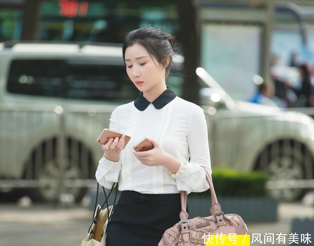 『设计』白加黑,简单不失魅力的职业装