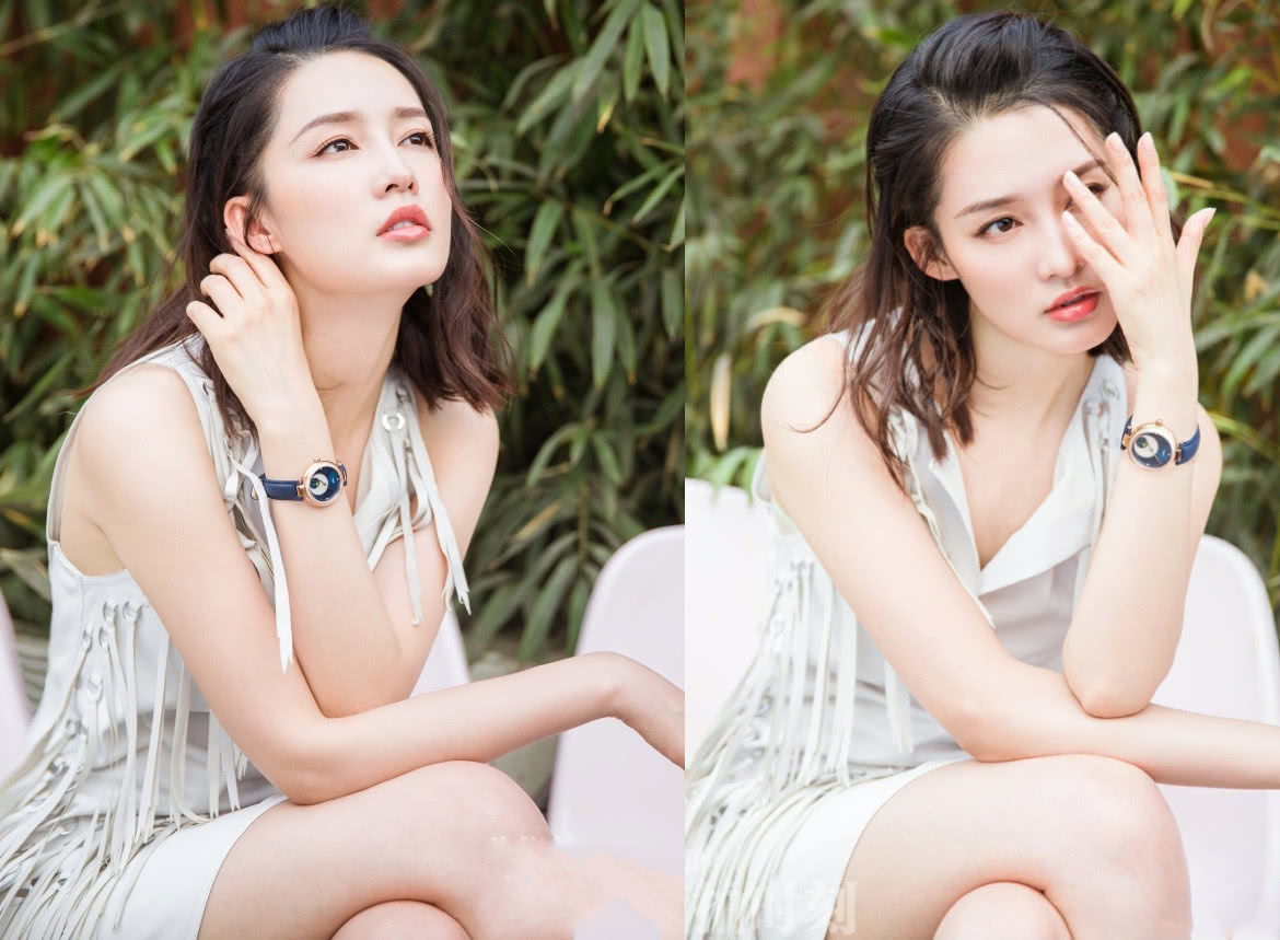 李沁瘦到阔腿裤都撑不起来，感觉80斤不到，网友:不羡慕!