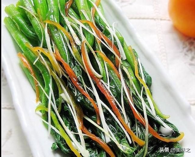 微苦:清热去火白灼芥兰的14种做法,清淡爽口鲜美微苦、烹饪方法简单