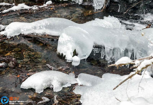城口：冰瀑！冬天里高冷的景致！