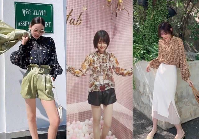  #巨潮#微胖女孩就别穿卫衣了，太肿，学会衬衫的网红穿法，显高显瘦巨潮