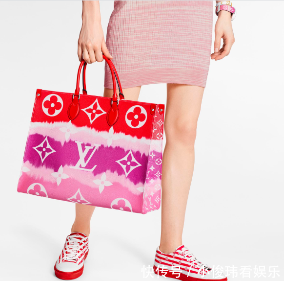  「绝美」LV又出绝美新款！渐变扎染运动鞋带你云度假！