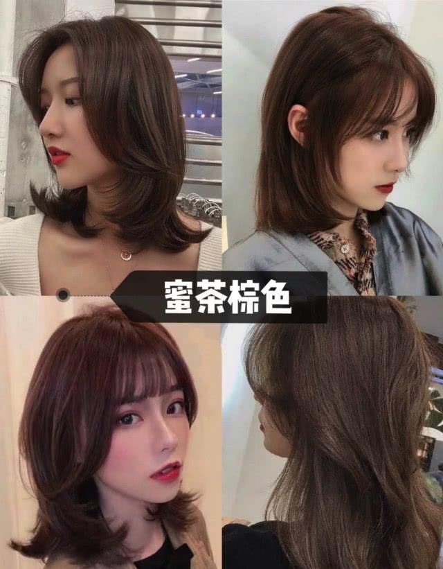  『棕黄色』8款棕黄色系发色太“神仙”，不用漂也能染，超级显白！