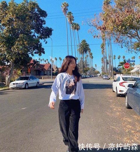  [穿搭]看了韩国博主“慵懒阔腿裤”搭配,以前都白穿了,这种风格好喜欢啊