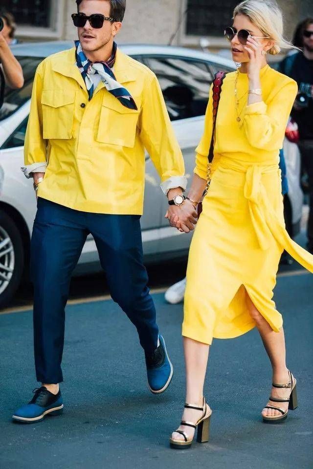 没有一件樱草金单品，怎么好意思说自己是街拍抢眼的时髦girl?