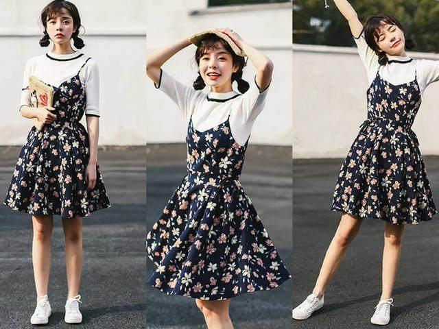 2018年夏季最流行“开满花”吊带连衣裙，穿上身简直美翻了！
