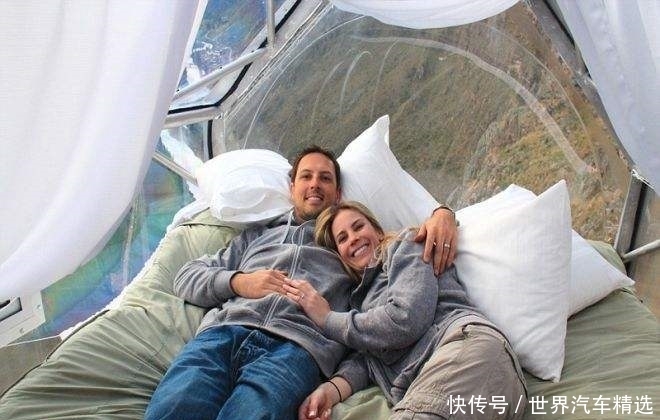 建在百米悬崖上的酒店，还是全透明的，你敢住吗