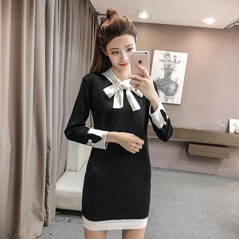 洋气好看的针织裙，修身又显瘦还特别时尚，上身彰显独特魅力