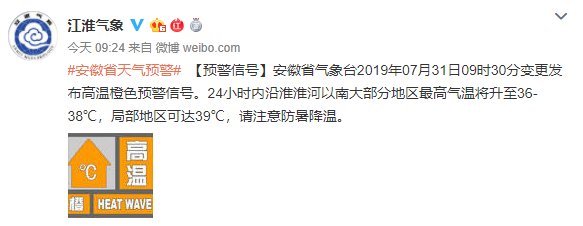 明天合肥48℃？！高温和雷雨大风预警又来！接下来....