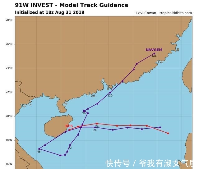  【预计】浙江注意了！台风可能将袭来！大到暴雨大暴雨预计侵袭