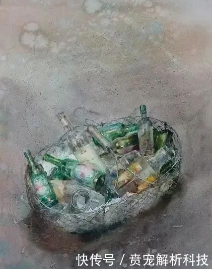 『画家』法国画家的灰调水彩画,太有质感啦