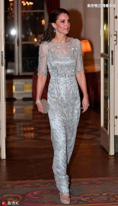 三孕王妃的时尚，凯特王妃昔年派对的风姿，4000美元的惊艳