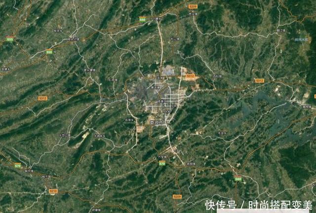 湖南各城市最新卫星地图：一看就知道湖南哪个城市的规模比较大？