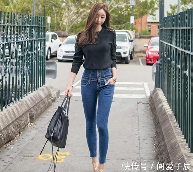 #女性#简约百搭牛仔裤,气质优雅如沐春风,娇柔身材绽放女性魅力!