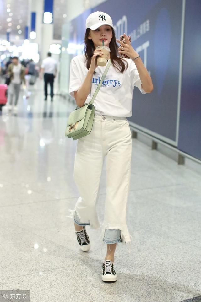 腿细的人怎么这么优秀?孙怡穿两条裤子居然一点不显胖?