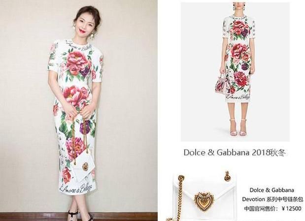 秦海璐跟刘涛撞衫不相上下，只不过秦海璐腰上打了个结，差距立显