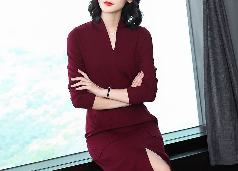 偷偷告诉你!凌晨刚上秋裙，比真丝好穿，比旗袍洋气，关键还不贵