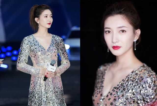 江疏影这腿太美了，和黄轩同台腿长就稳赢，网友:被裙子圈粉了