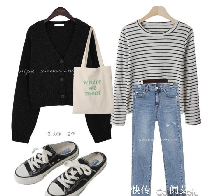  #显瘦#春日开学季温柔淑女风搭配范本，小个子女生穿搭显瘦显高