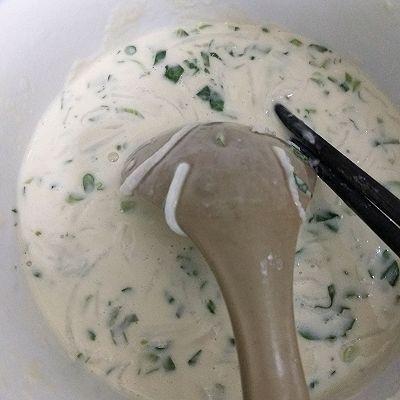  鸡蛋：白萝卜菜心鸡蛋煎饼