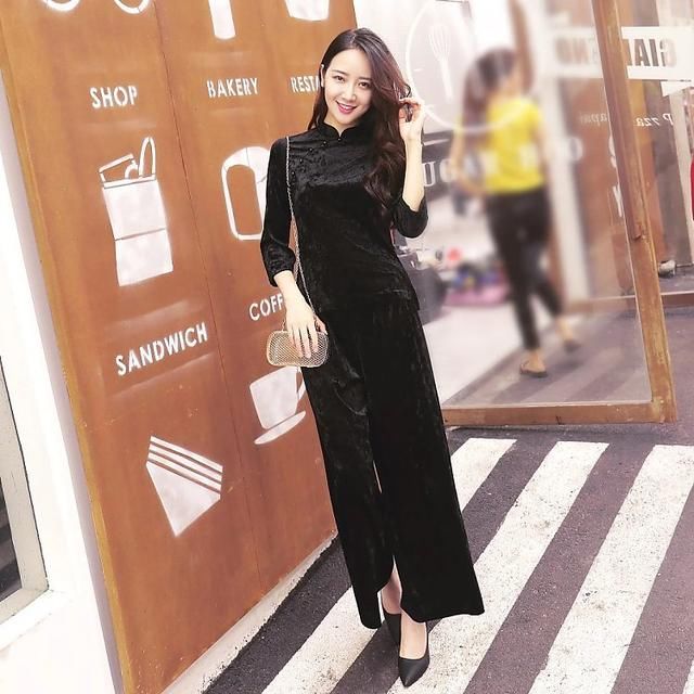 显瘦百搭旗袍两件套，超有大气御姐范儿！