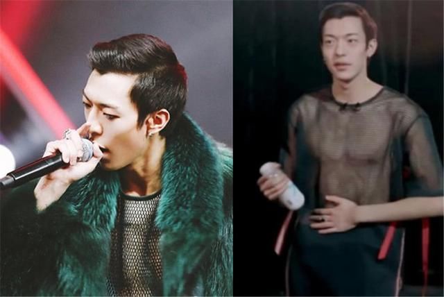 男星穿渔网褂风格大不同：胡兵帅气，蔡徐坤太美，陈志朋辣眼睛