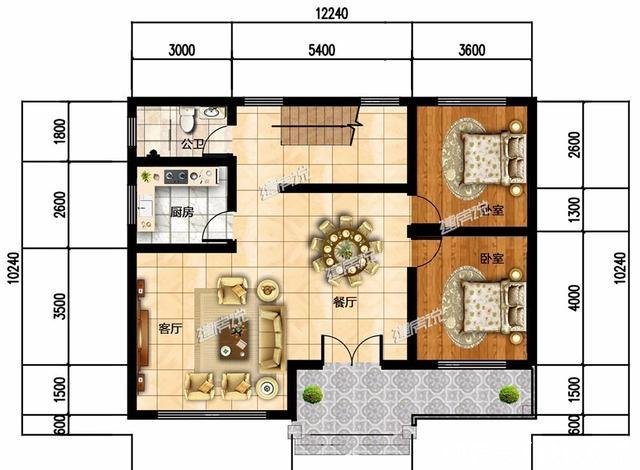 120平二层别墅, 28万建, 太便宜了