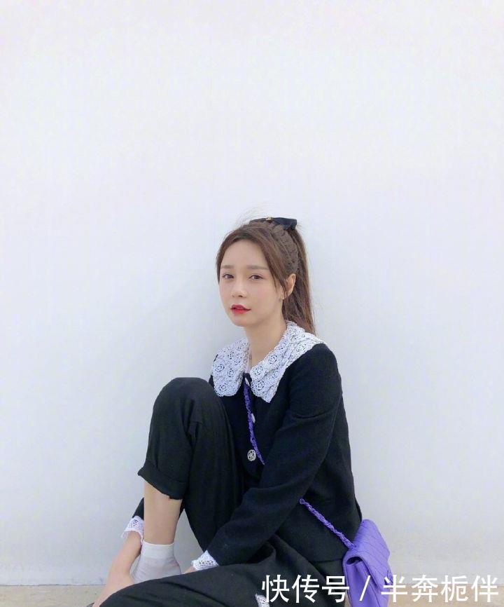  [少女感十足]小时候爱的娃娃领变成潮流神器，春天穿起来超减龄，少女范十足