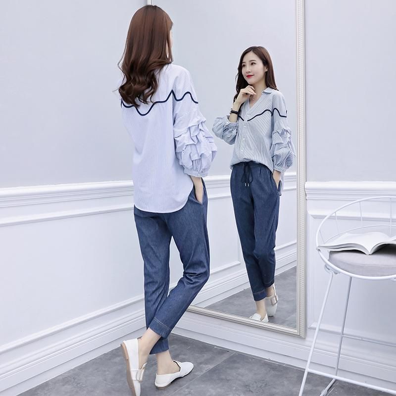 女人过了41岁别穿太土!不妨试试刚上新的秋套装，洋气显年轻