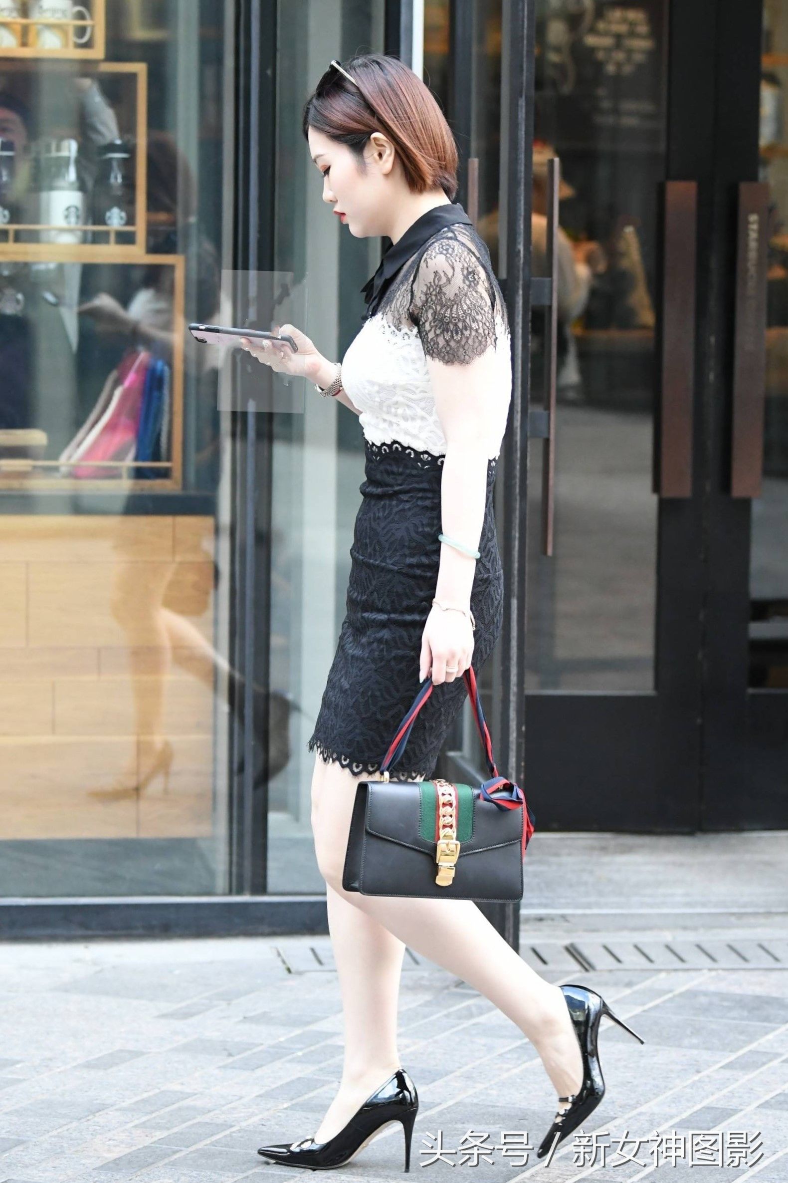 高质量街拍美女:小姐姐刚下班!