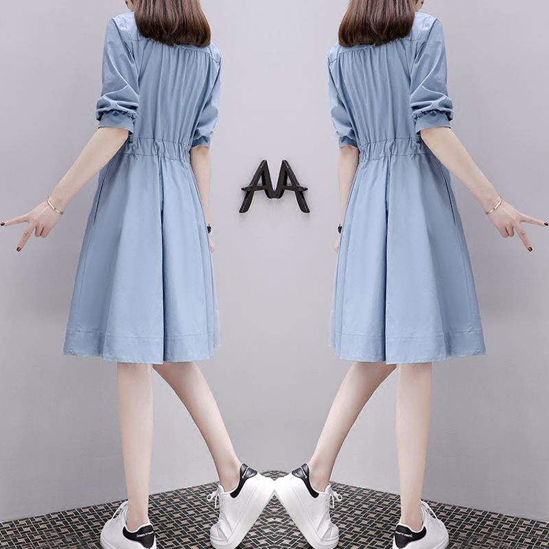 7月新出一种“湖水蓝”美裙，最适合28-45岁女人穿，美翻了