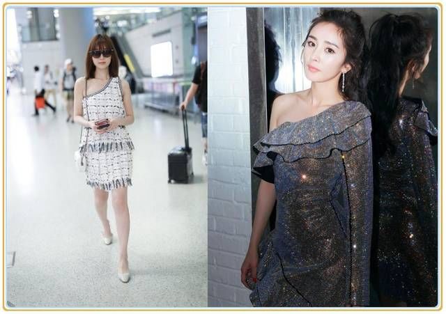 没有杨幂的身材真别穿露肩裙,像毛晓彤这样勒出赘肉就尴尬了!