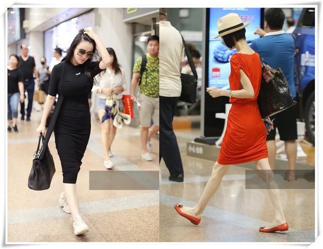 看了冉莹颖的紧身裙，再看看鲁豫，网友：吓得我瞬间不敢减肥了！