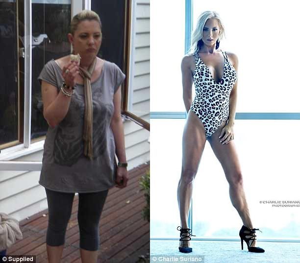 逆袭！45岁女子6个月甩肉24公斤 比基尼照尽显魔鬼身材