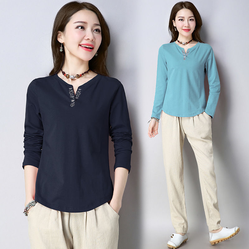 9月果真凉，出门少穿裙!今年流行的T恤小衫，洋气百搭还减龄