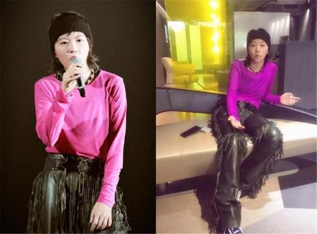 窦靖童洗掉“死亡线”,穿粉色透视装,稍微一打扮就比王菲还好看